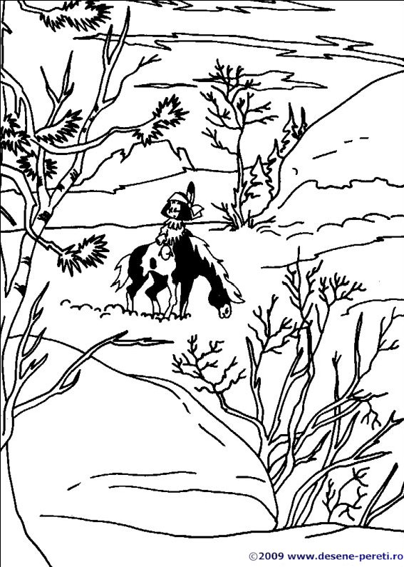 yakari desene colorat
